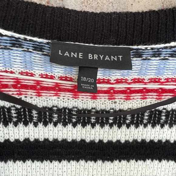 Retrology Striped Rayon Polyester Open Lapel Cardigan Sweater - Picture 5 of 8